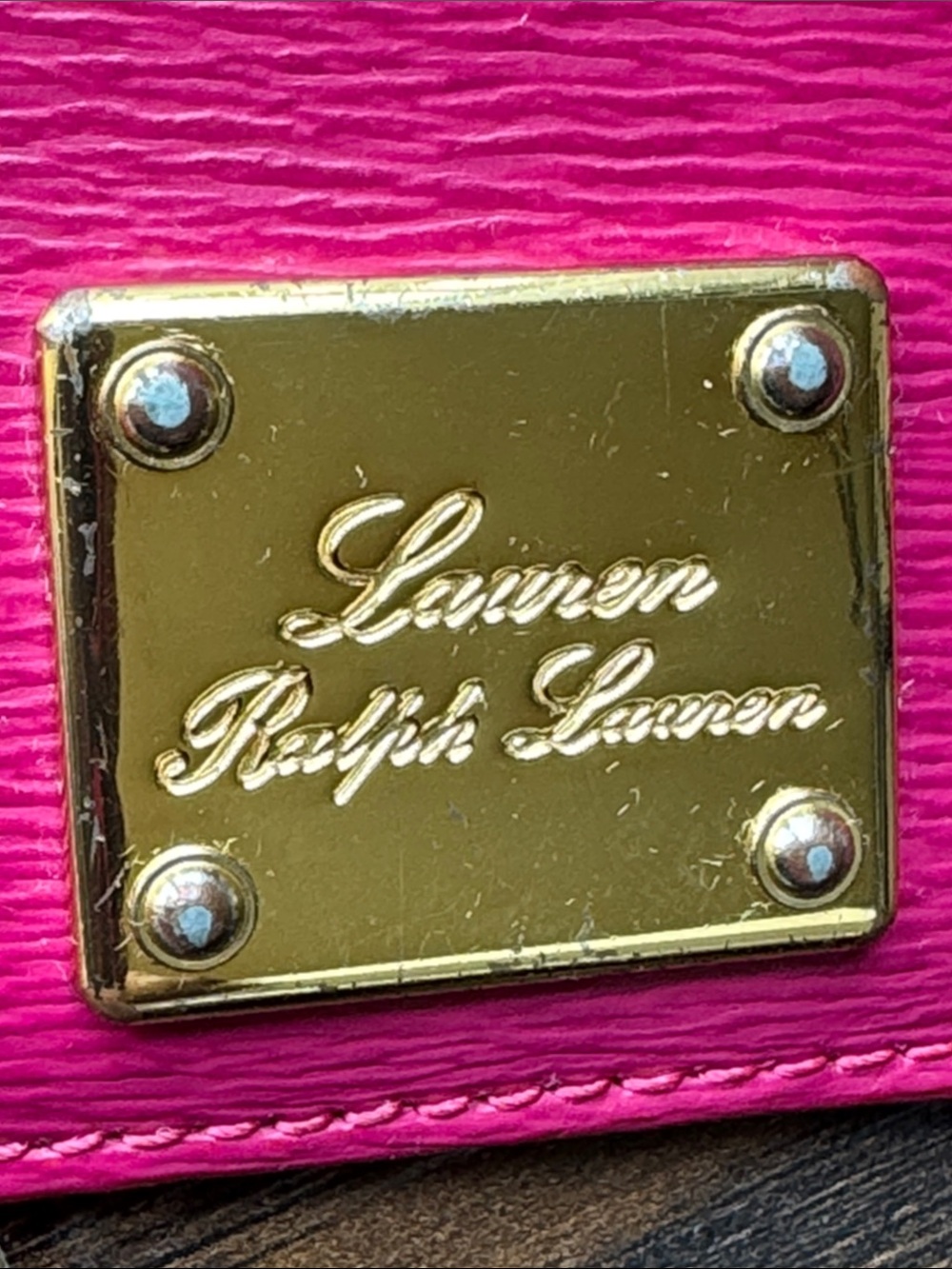 Lauren Ralph Lauren Fuchsia 🩷 Leather Continental Wallet - Picture 7 of 7